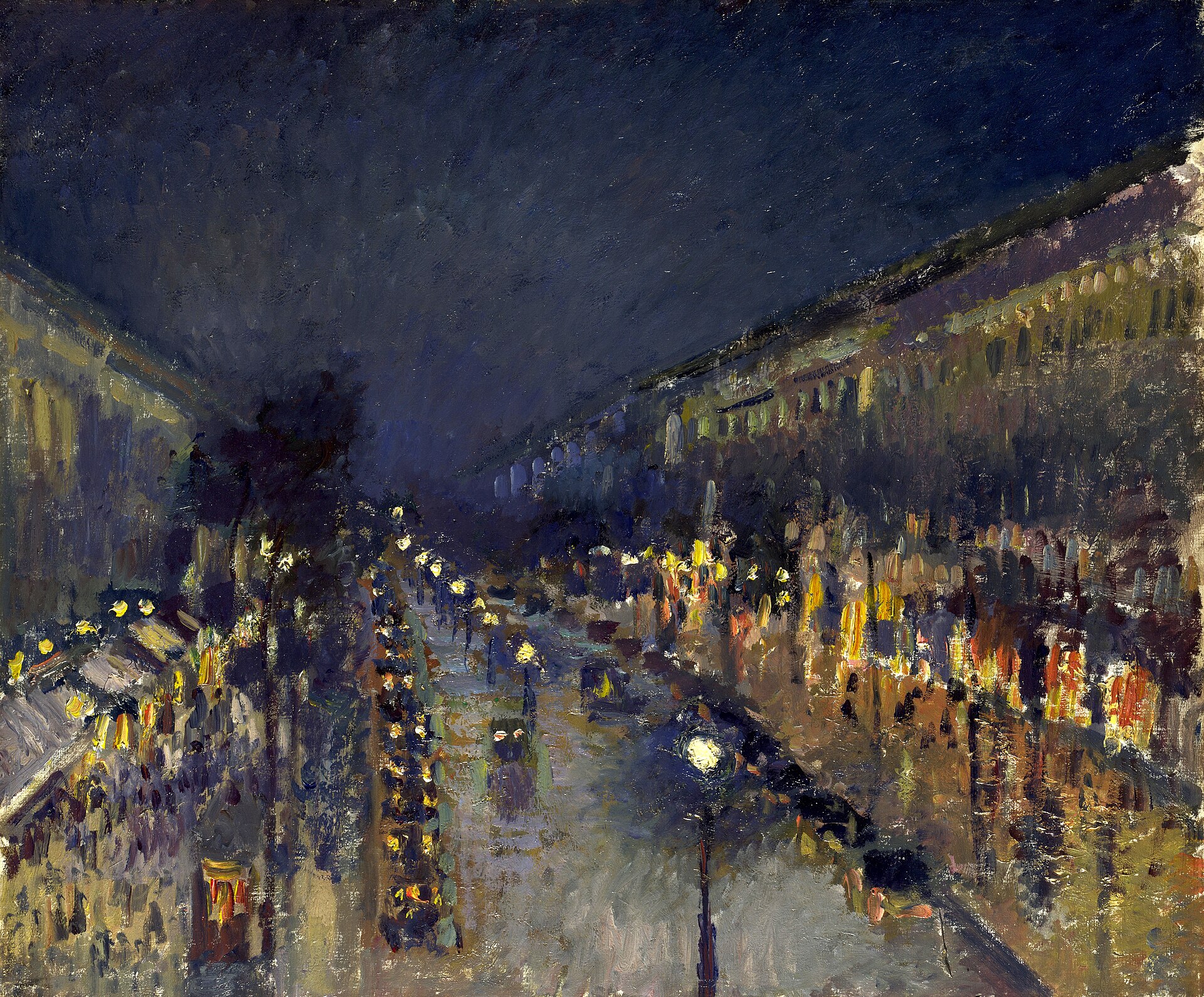 Boulevard Montmartre at Night