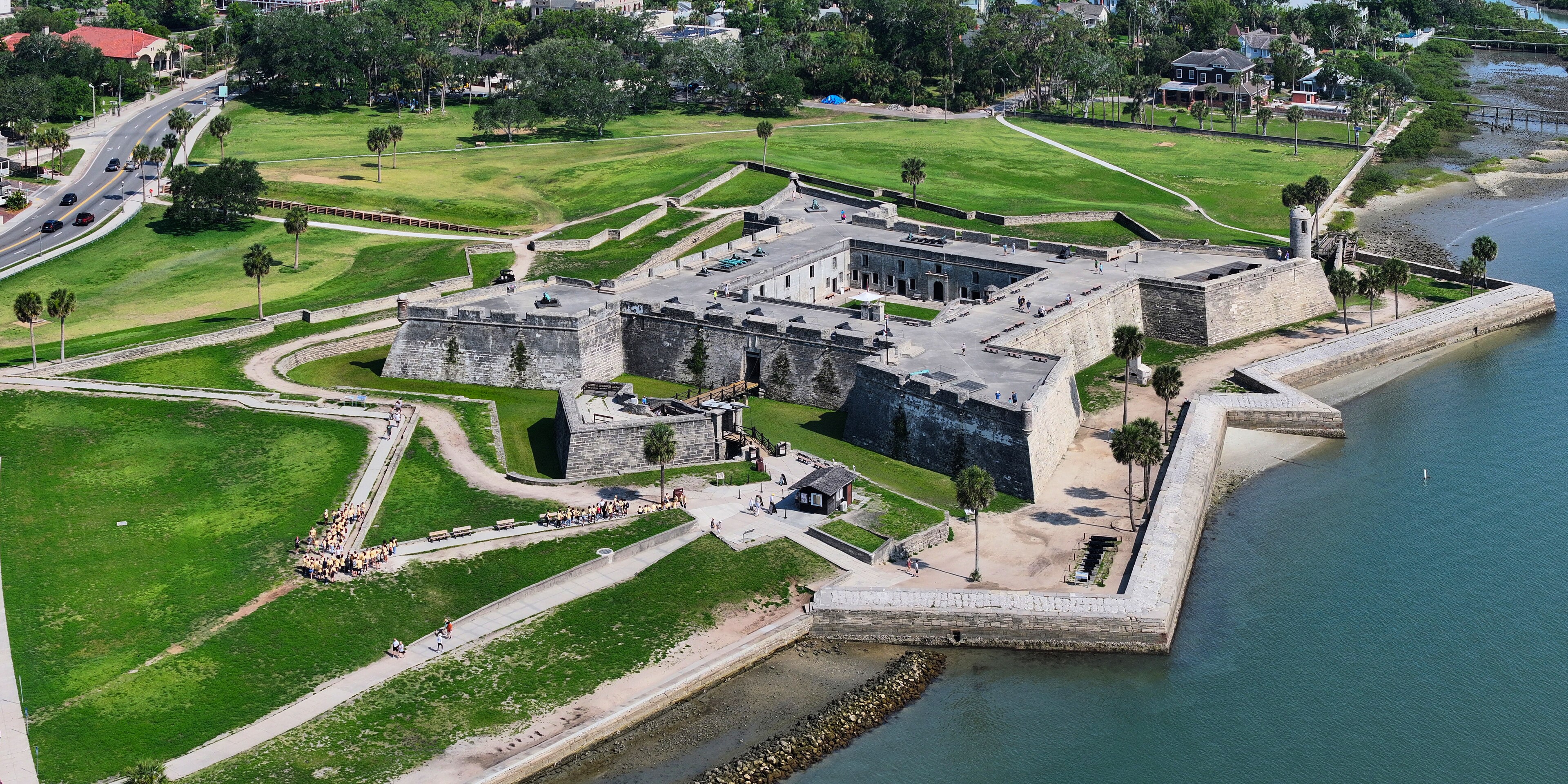 Coquina Stone Walls